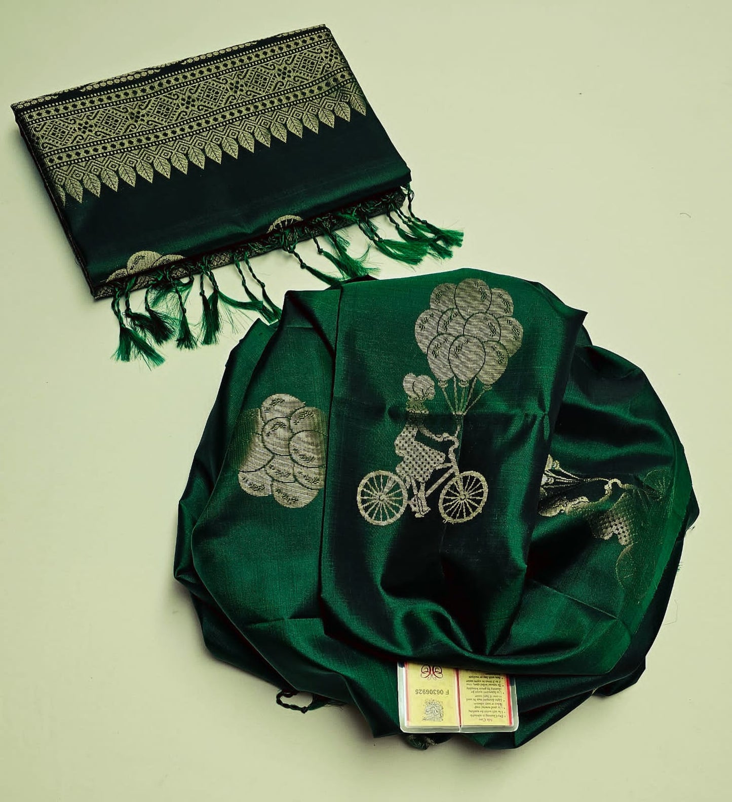 Pure Handloom Double Warp Kanchipuram Silk Saree