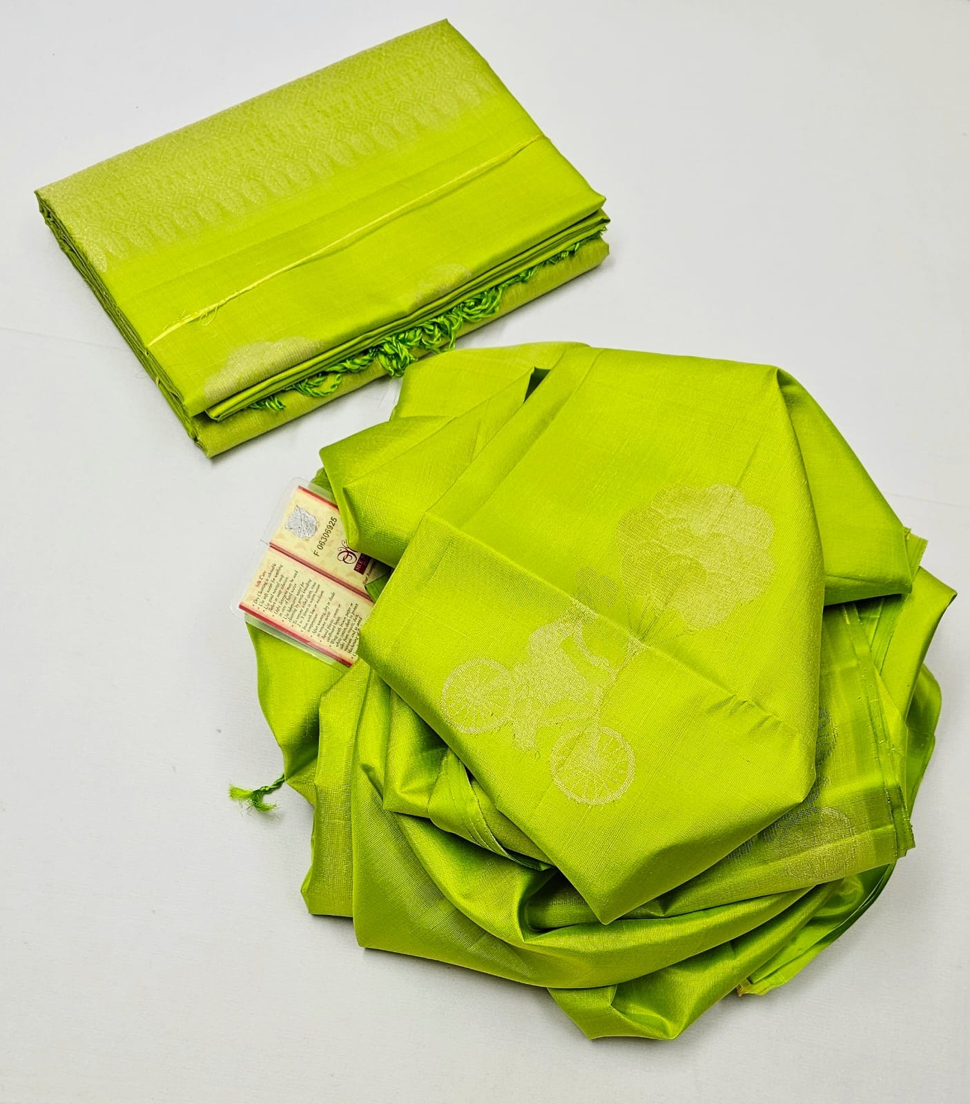 Pure Handloom Double Warp Kanchipuram Silk Saree