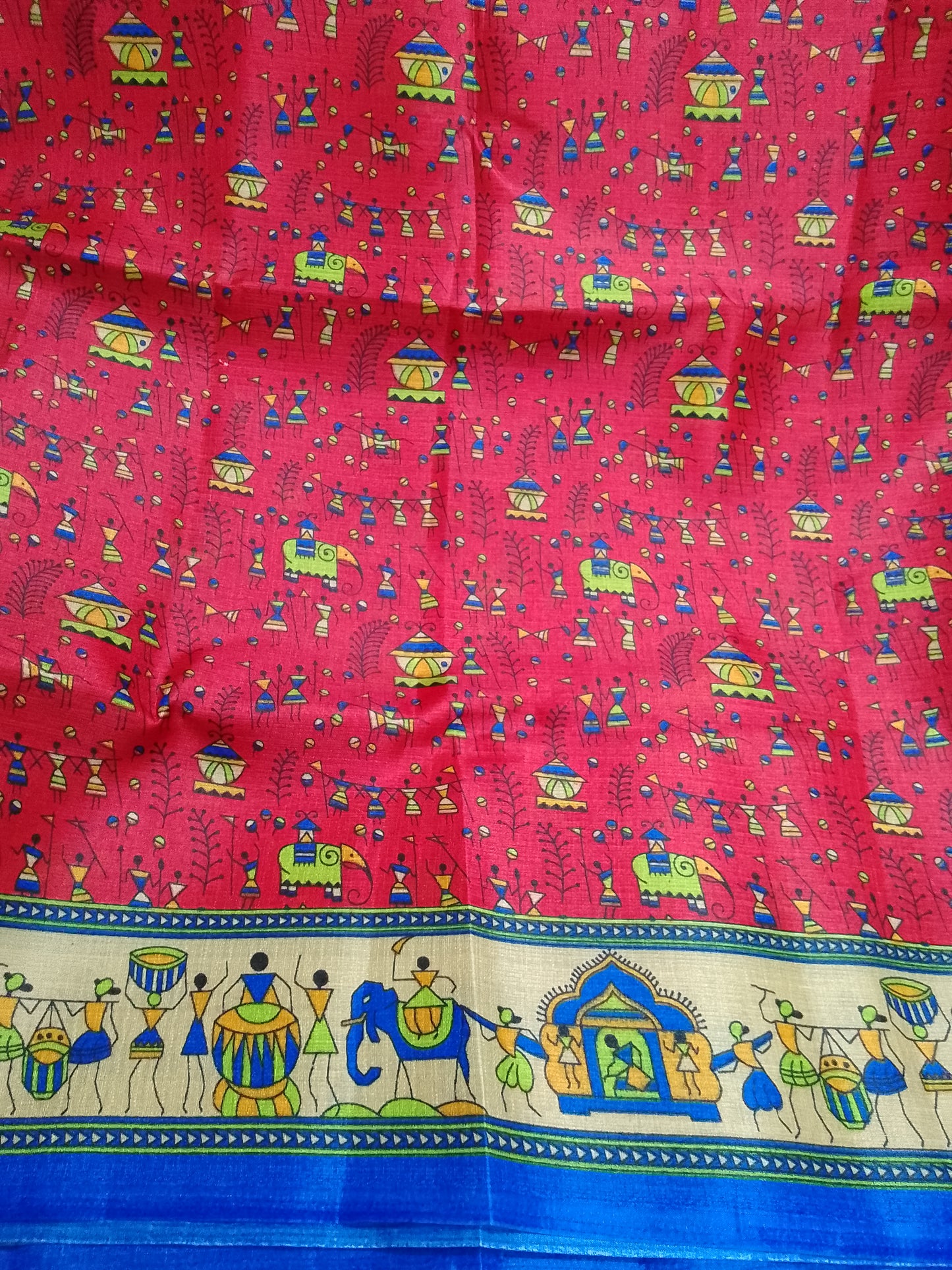 Semi Silk Saree - ON SALE