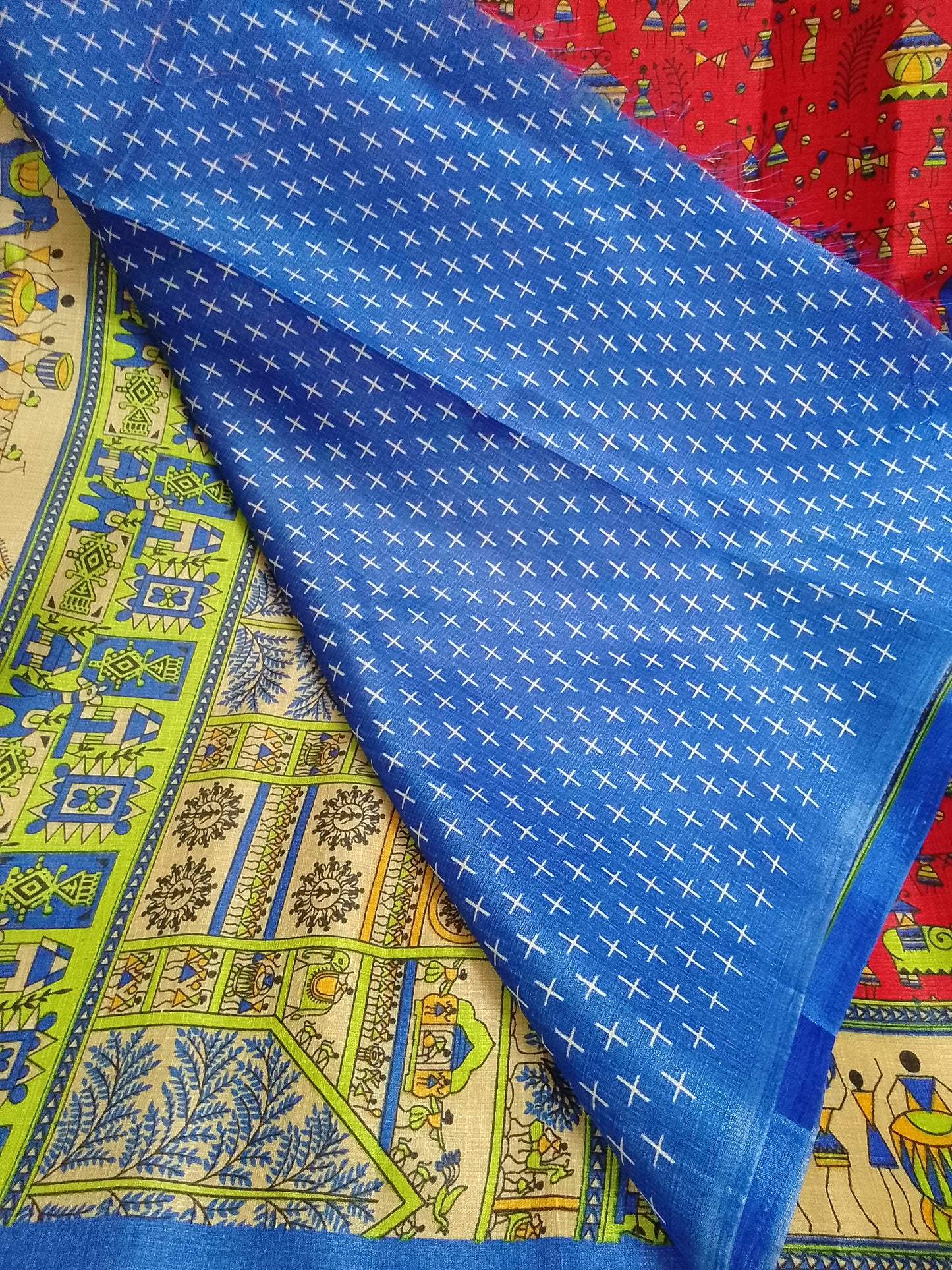 Semi Silk Saree - ON SALE