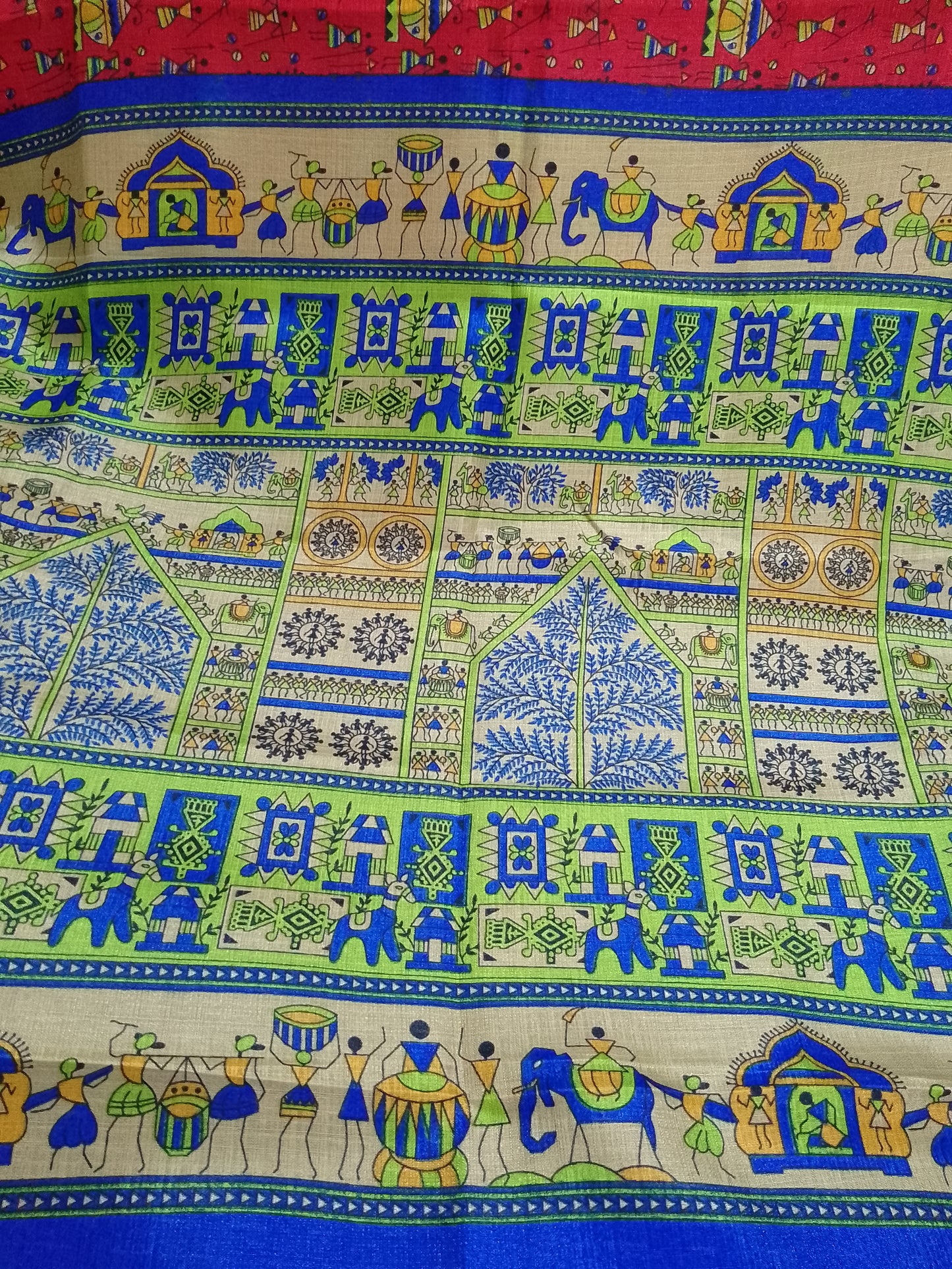 Semi Silk Saree - ON SALE