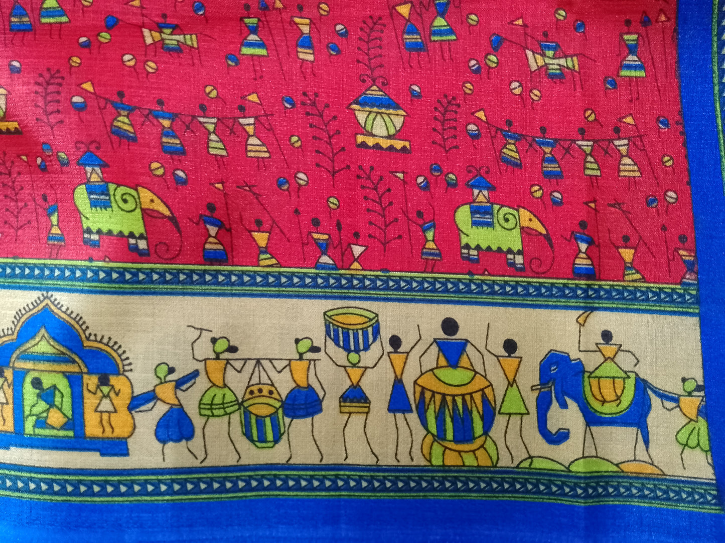 Semi Silk Saree - ON SALE