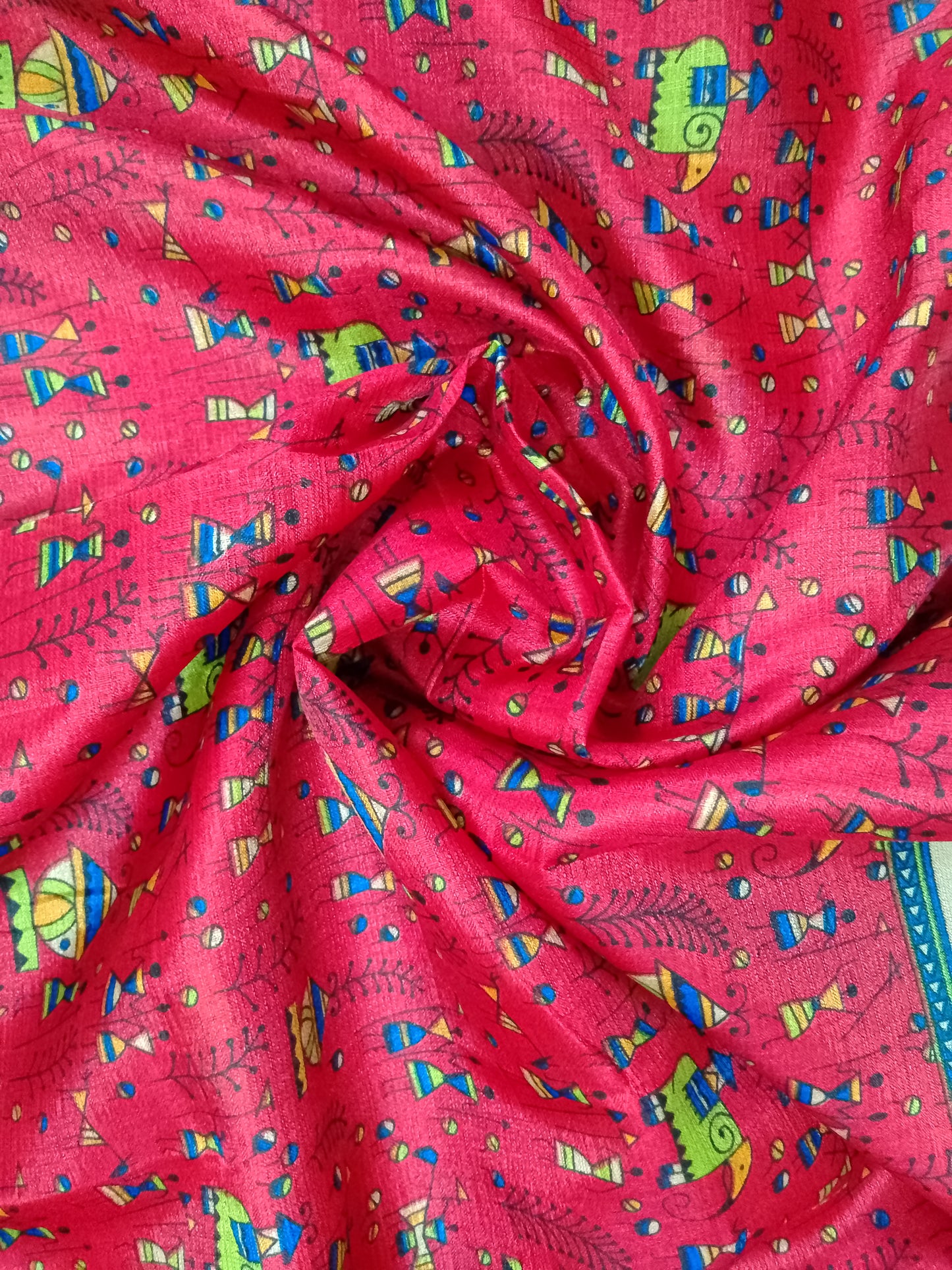 Semi Silk Saree - ON SALE