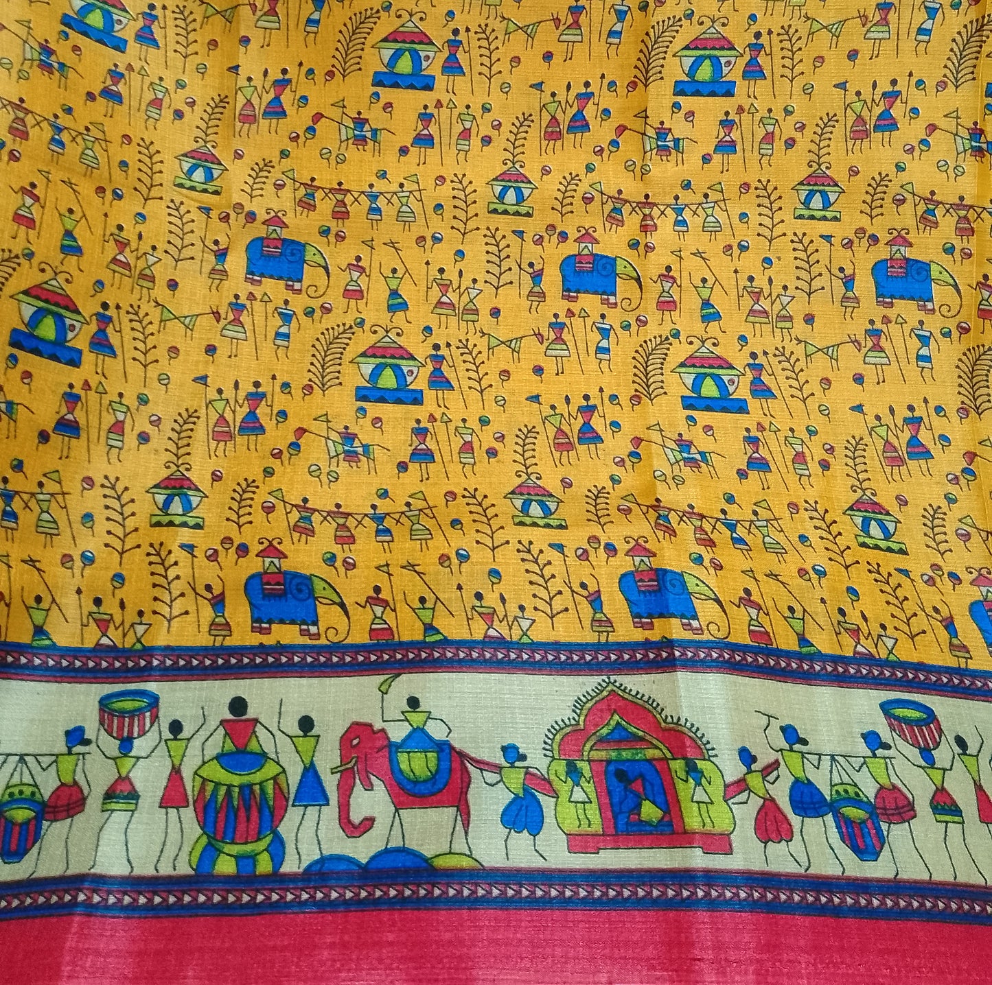 Semi Silk Saree - ON SALE