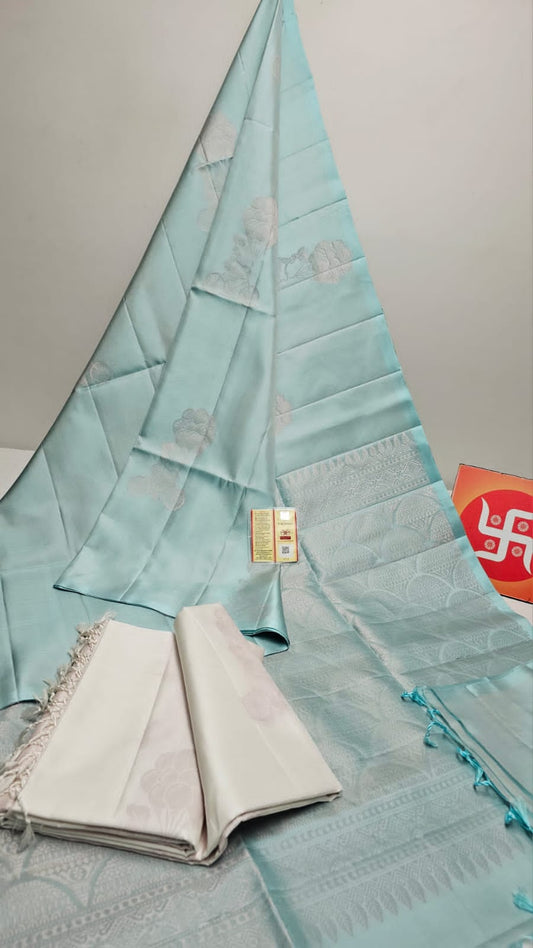 Pure Handloom Double Warp Kanchipuram Silk Saree