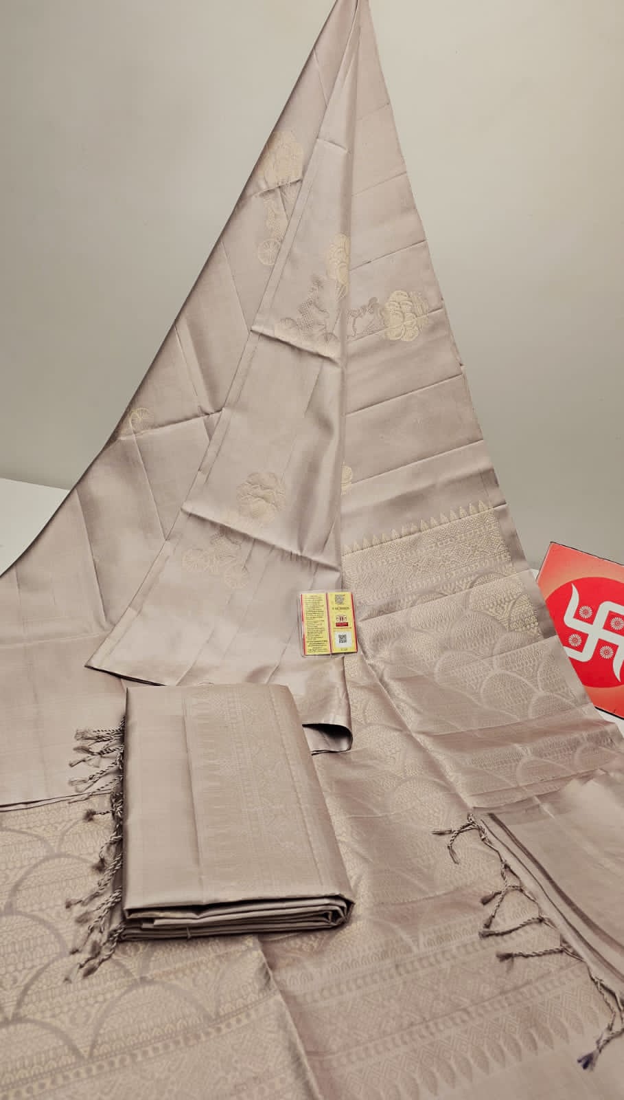 Pure Handloom Double Warp Kanchipuram Silk Saree