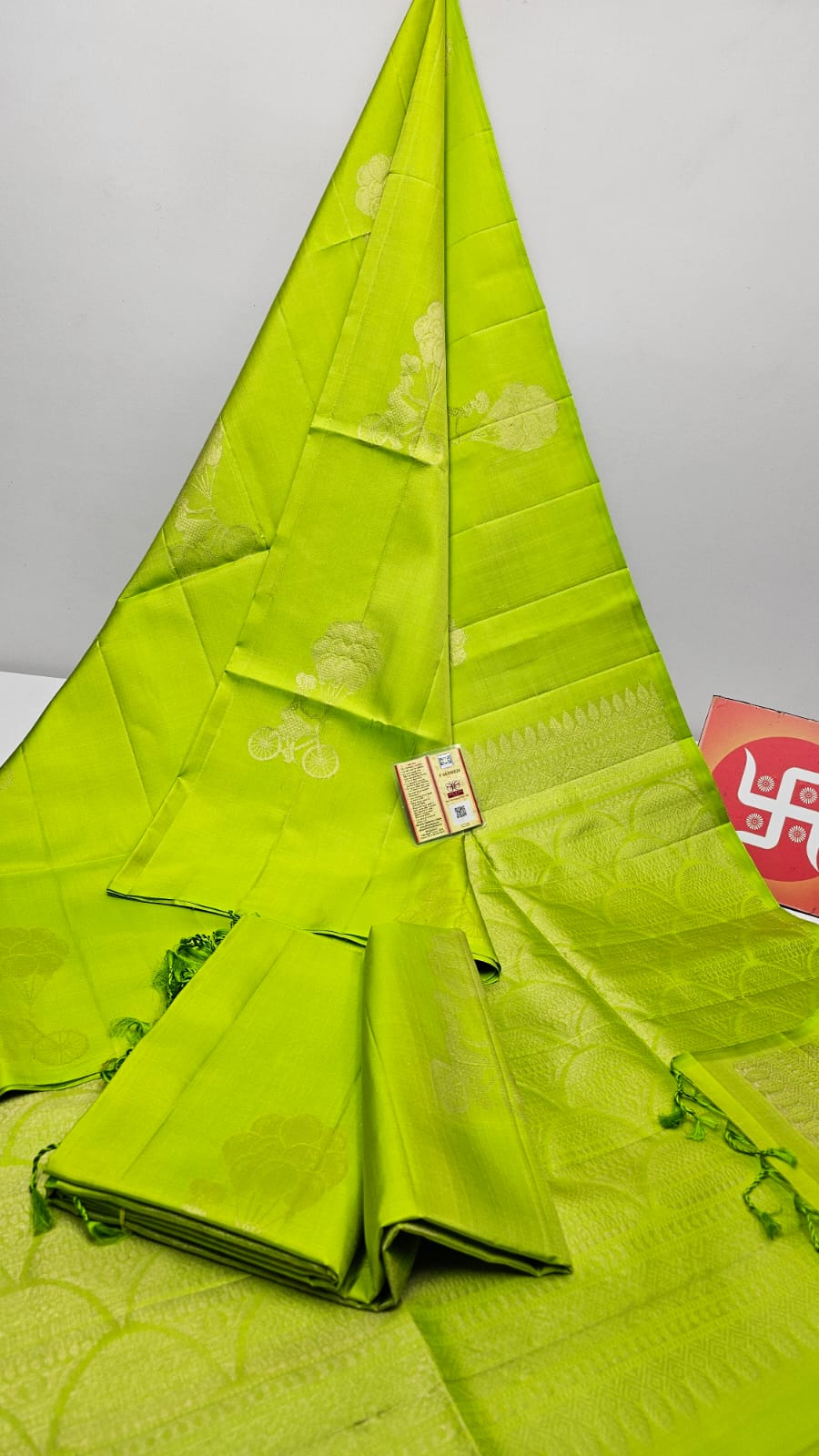 Pure Handloom Double Warp Kanchipuram Silk Saree